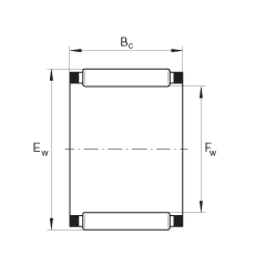 滾針及保持架組件 K18X24X12, 根據(jù) DIN 5405-1/ISO 3030 標準