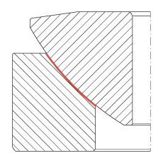 推力關(guān)節(jié)軸承 GE80-AW, 根據(jù) DIN ISO 12 240-3 標(biāo)準(zhǔn)，免維護